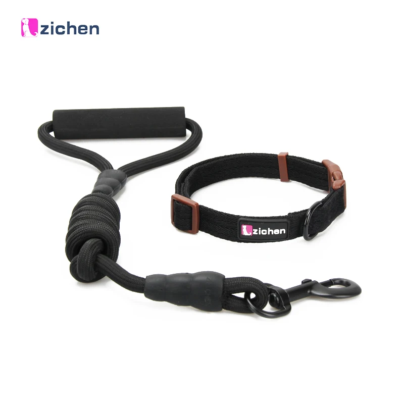 Adjustable High Quality Nylon Dog Leash Collar Set Fabric Padded