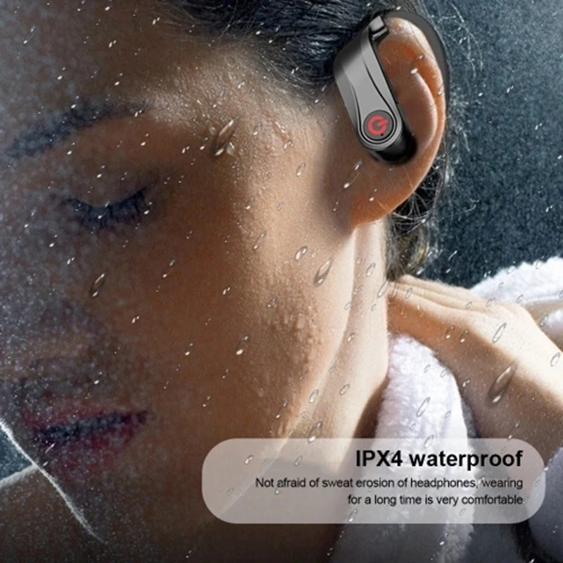 Q62 наушники Bluetooth PowerHBQ PRO цифровой дисплей гарнитура спортивные наушники