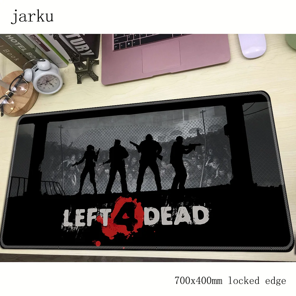 Left 4 Dead коврик для мыши геймерский персональный 700x400X3 мм игровой коврик для мышки для ноутбука ПК ноутбука индивидуальный эргономичный коврик для мыши