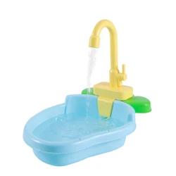 Deluxe Parrot Bath Basin & Bird Bathtub with Perch (As picture shown)
