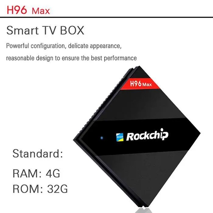 H96max сетевая приставка шестиядерный двойной WiFi 4k набор для телевизора HD Bluetooth 4,0 Android инфракрасный пульт дистанционного управления 7,1