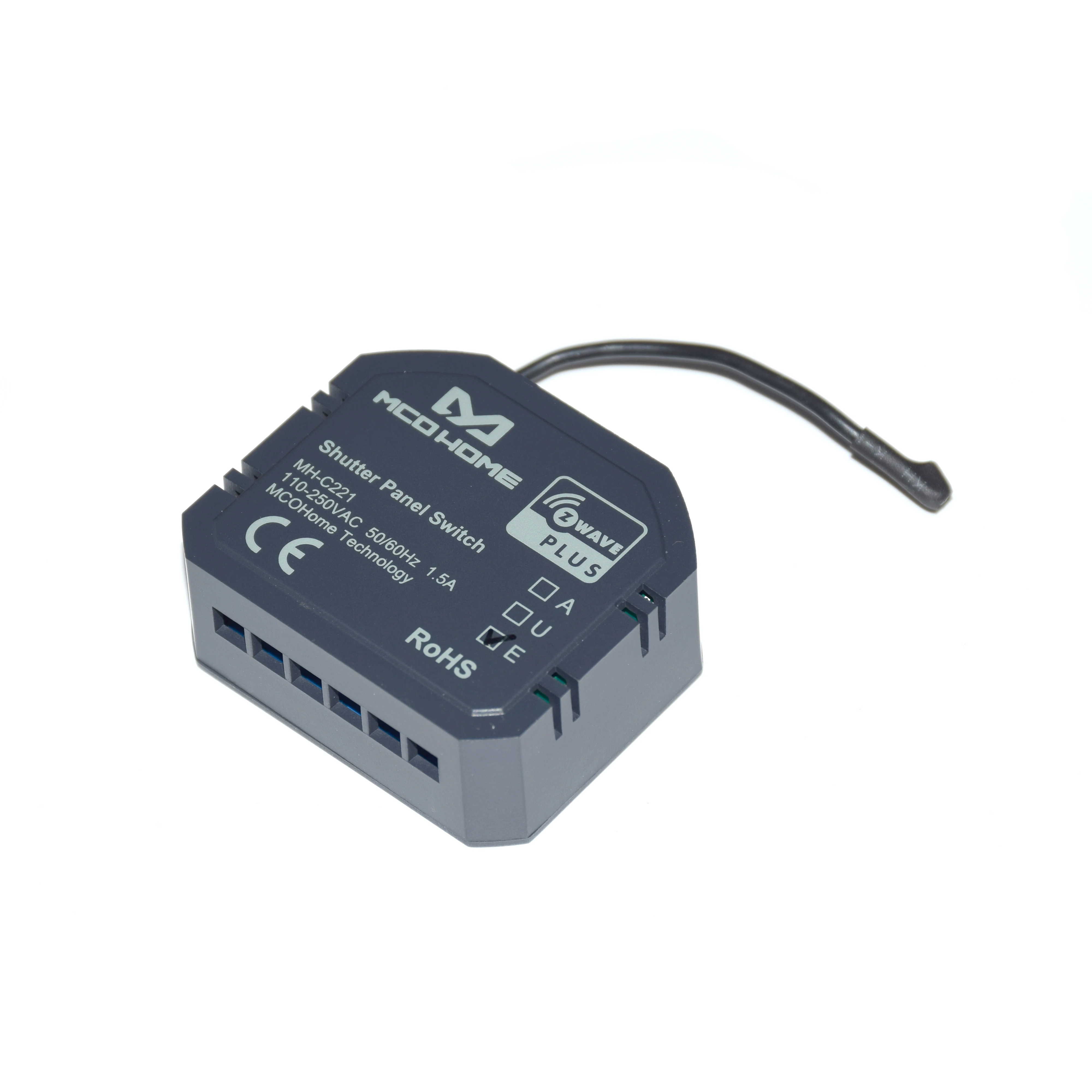 Модуль затвора с поддержкой Z Wave Plus однофазный асинхронный переменного тока