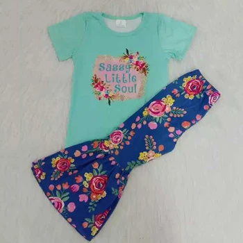 

baby girl spring outfit short sleeve top and capris pant set kid clothing baby clothes boutique outfit baby girl set outfit