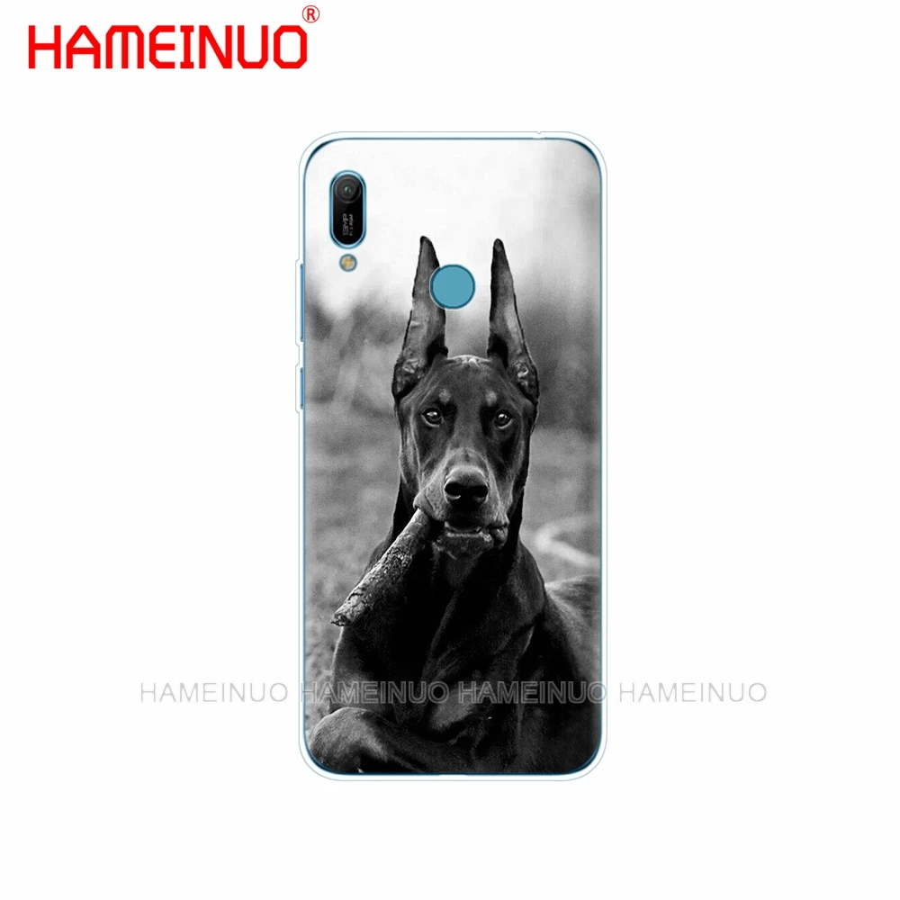 Силиконовый чехол для телефона huawei Y5 Y6 Y7 Y9 PRO PRIME honor 8s 8a 20 LITE PRO 10i view 20 V20 Dachshund собака добермана - Цвет: 41198