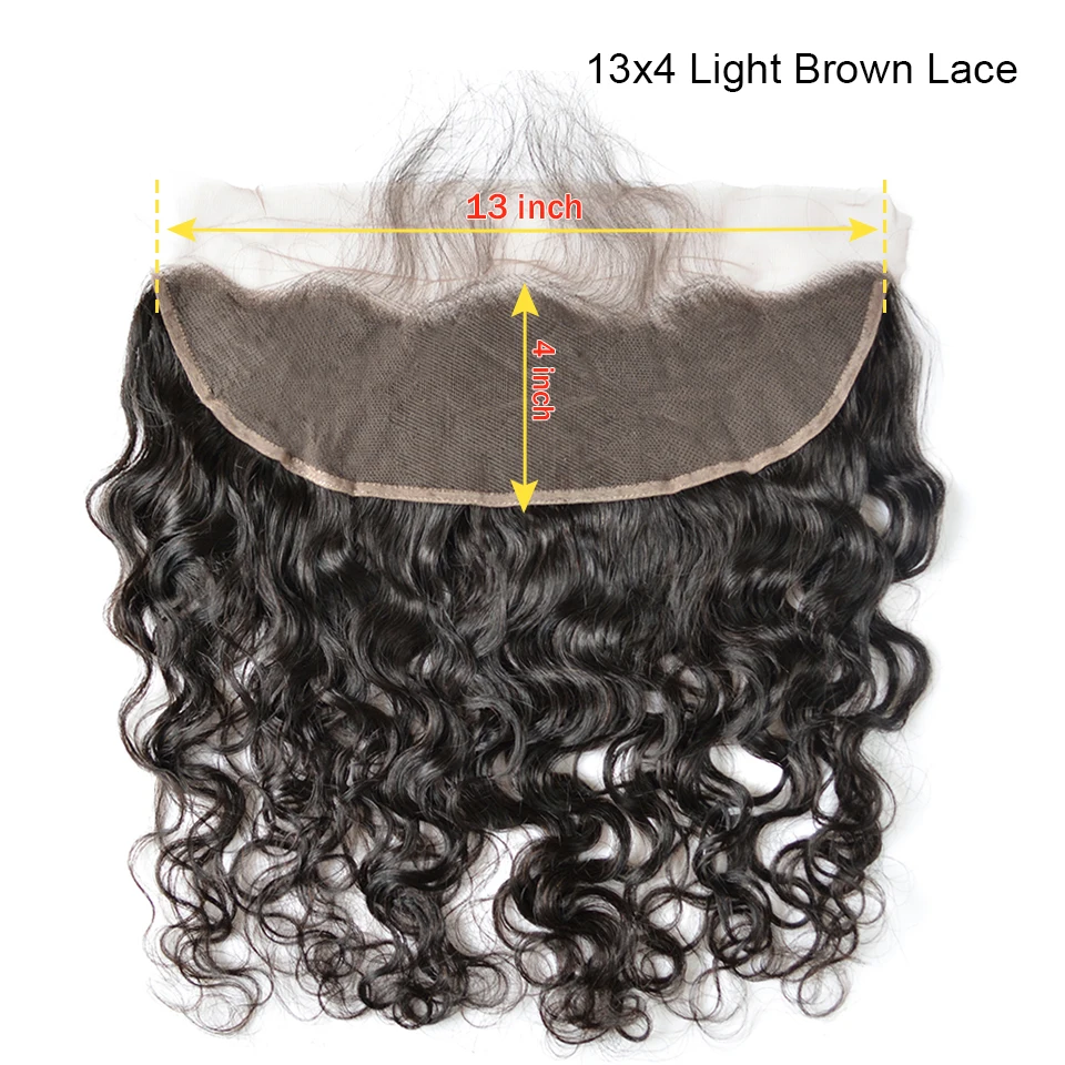 Water wave 13x4 Light Brown Lace
