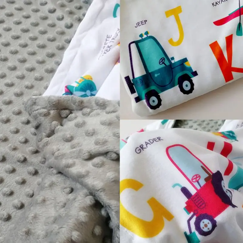 Baby blanket Infants Newborn Coral Velvet Bean Blanket Baby Air Conditioning Thin Quilt