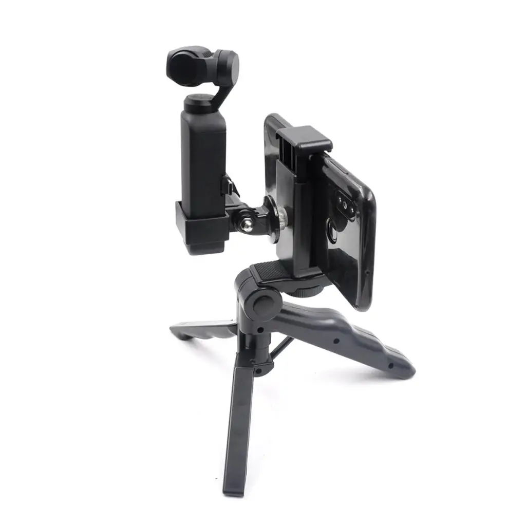 Handheld Phone Holder Bracket For iPhone Samsung Xiaomi Tripod Mount For DJI Osmo Pocket Sports Action Camera Accessory 