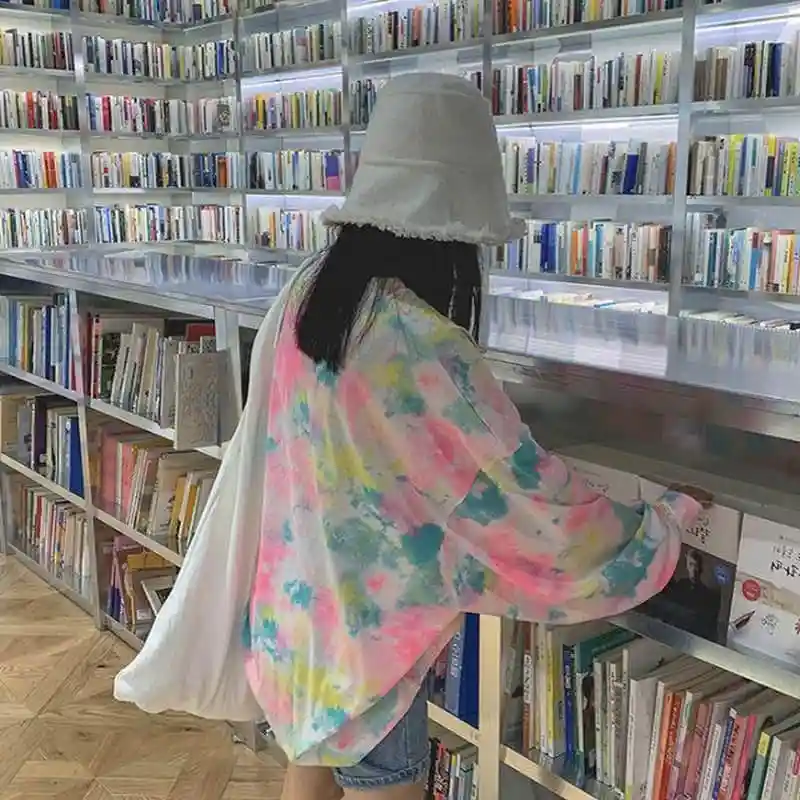 NiceMix Модные женские футболки из дикого хлопка, повседневные женские футболки, Осенние новые с длинным рукавом, женская одежда в Корейском стиле