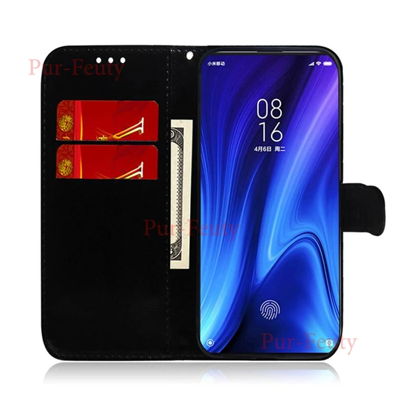 Чехол для Xiaomi mi A3 9T Red mi Note 6 7 7A Pro CC9 CC9E K20 Pro Red mi Note 7 M1901F7H кожаный бумажник с отделениями для карт книжка откидная крышка