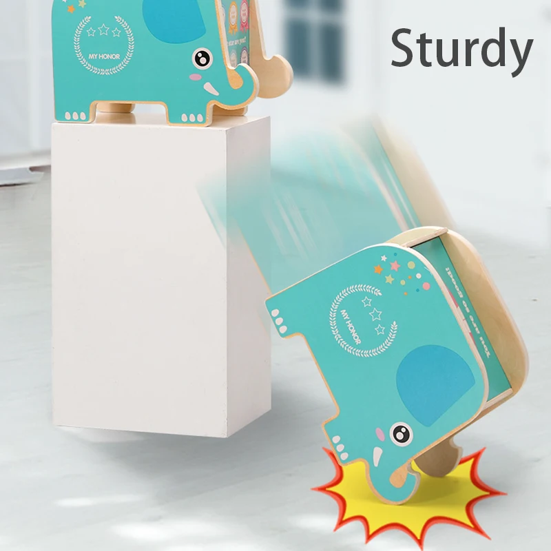 Money Saving Box Piggy Bank Wooden Password Box Kids Wooden Box Toys Elephants Piggy Bank Digital Coins Saving Simulated Games Early Educational Wooden Learning Toys For Baby