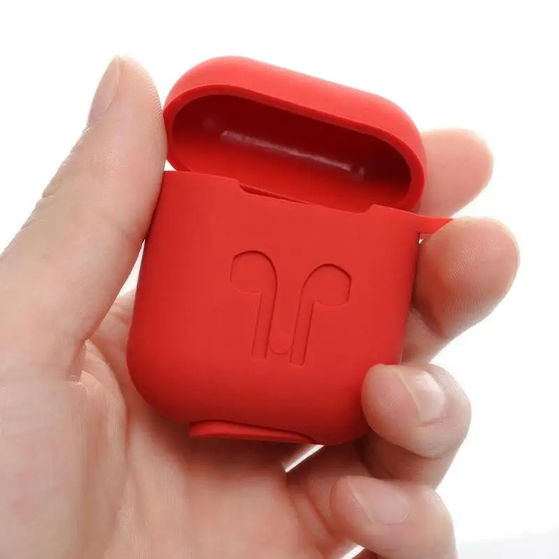 Мини Мягкий силиконовый чехол для Airpods ударопрочный ультра гарнитура тонкая беспроводная анти-потеря набор веревка для хранения гарнитура Bluetooth N8F5