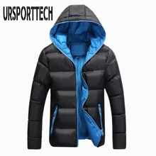 Осенне-зимняя куртка мужская Толстая теплая модная теплая парка с капюшоном мужской повседневный пуховик мужское зимнее теплое пальто размера плюс 5XL