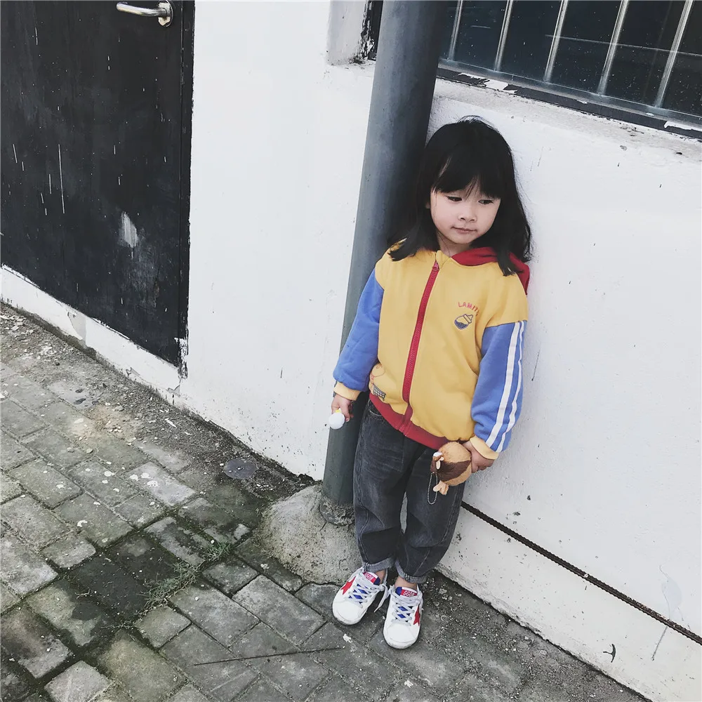Tonytaobaby/новая зимняя одежда для мальчиков и девочек; плотные свитера; спортивные кардиганы; бархатное пальто