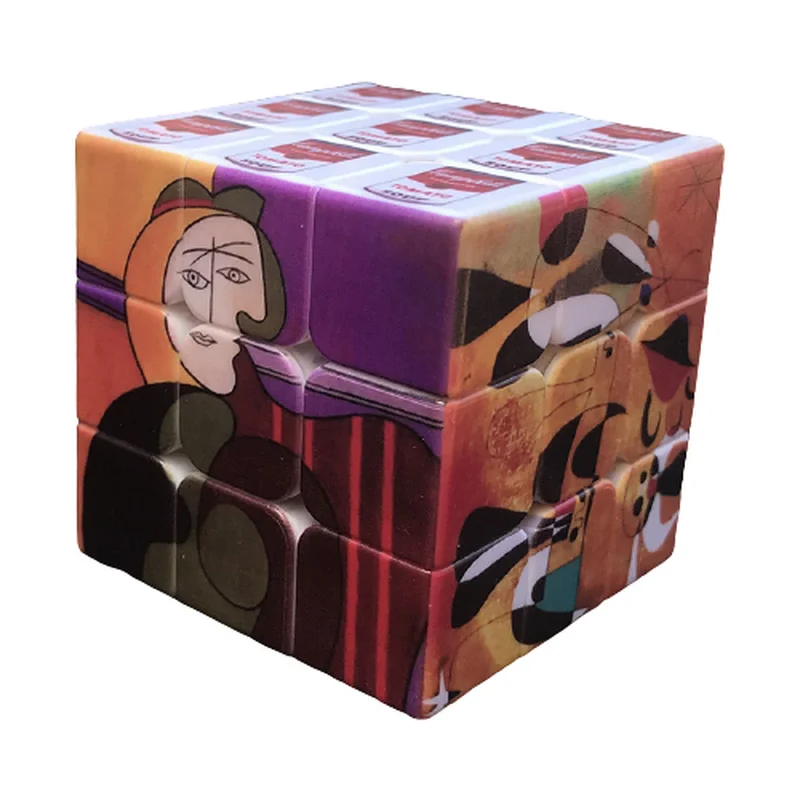

Stress Reliever Toys Puzzle Cubes Toy Gift UV Printing Picasso World Famous Painting Magic Cube Speed Cubes Creative Gift Idea