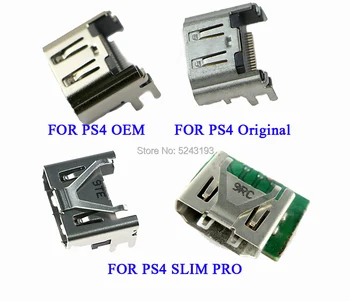 

1pcs FOR PS4 slim pro Original HDMI socket Replacement Display HDMI Port Socket Jack Connector For PlayStation PS4 Console Port
