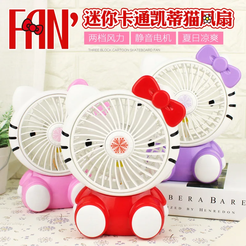 Маленький переносной usb-вентилятор hello kitty Doraemon, заряжаемый прохладным летом