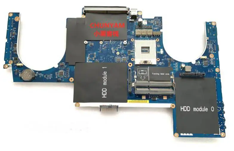 

QBR00 LA-8341P motherboard for DELL Alienware M17X R4 PC laptop Mainboard CN-0THTXT 0THTXT THTXT DDR3 original tested