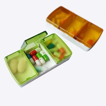 

3 Grids Pill Box Case Pills Organizer Case Portable Travel Medical Drugs Tablet Storage Container Medicine Box Pastillero