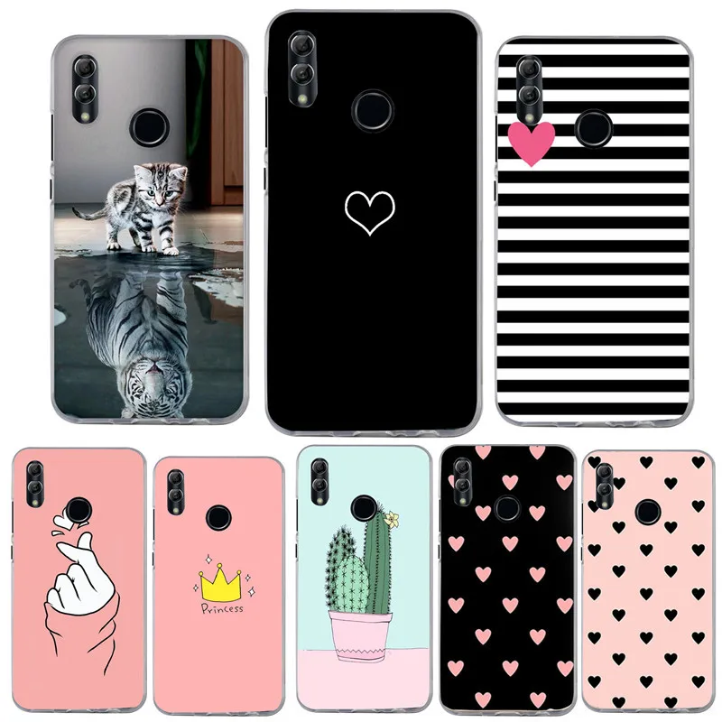 Мягкий чехол для Huawei P Smart 2019 силиконовый задней панели телефона P20 Mate 20 10 Pro Honor 9 P9