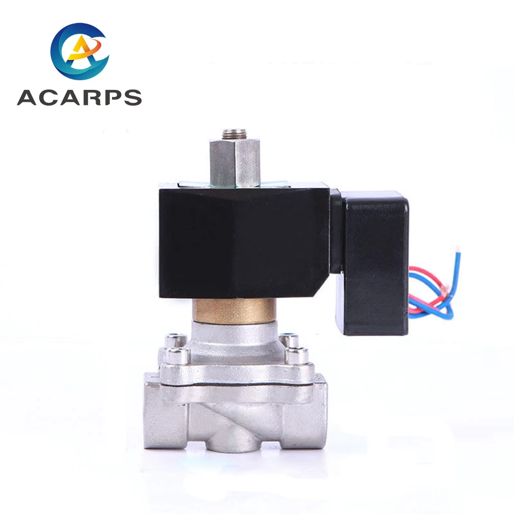1/2" Normally Open Non Hot Stainless Steel IP65 Waterproof Solenoid Valve 1/2 12v | Обустройство дома