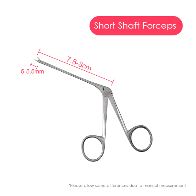 Pick Pliers Endoscope Earwax Remover Hartman Micro Alligator Crocodile Nosal Forceps Ear Care Cleaner Clip Tweezer Otoscope