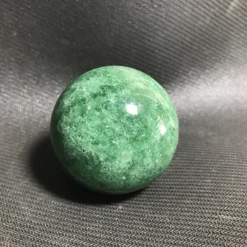 

1pcs beautiful natural green strawberry crystal gemstone sphere meditation reiki healing stone home decor wholesale