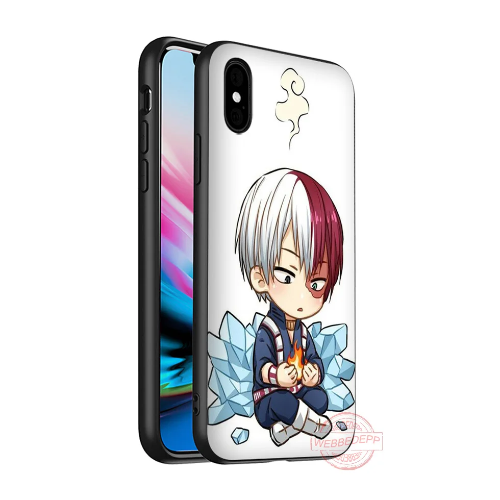 3 WEBBEDEPP шото Тодороки Мягкий Силиконовый ТПУ чехол для телефона для iPhone 5 6 7 8 Plus X XS XR XS Max 11 11peo 11proMax - Цвет: 3