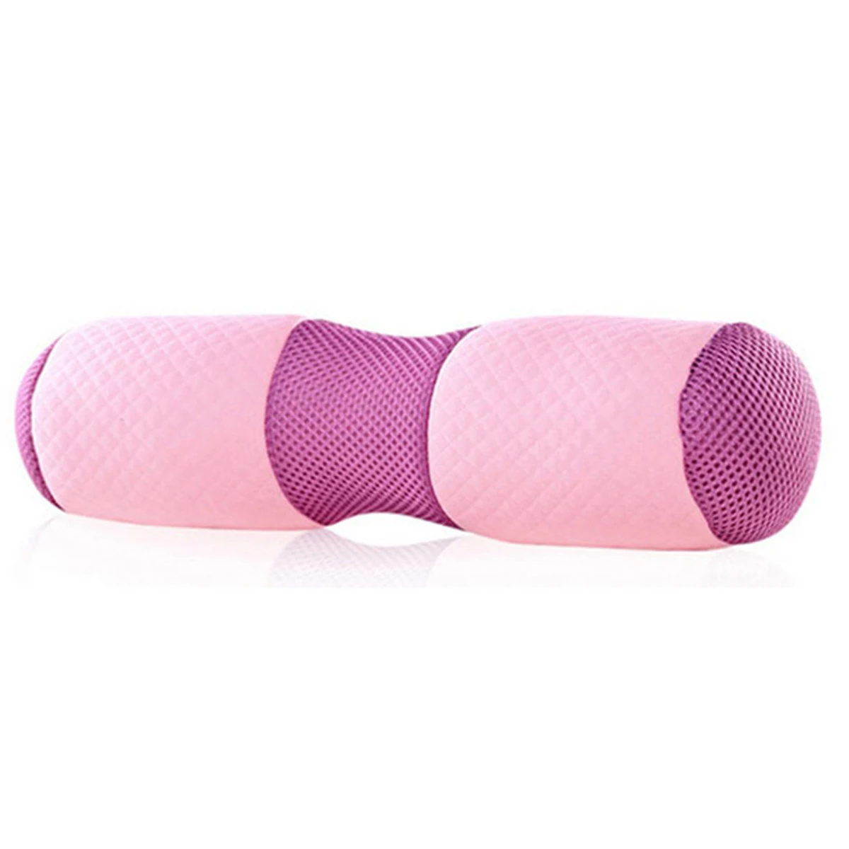 

Yoga Bolster Pillow Pain & Stress Relief Memory Foam Cushion for Lumbar Back Knee Support for Exercise Round Cover Pillow
