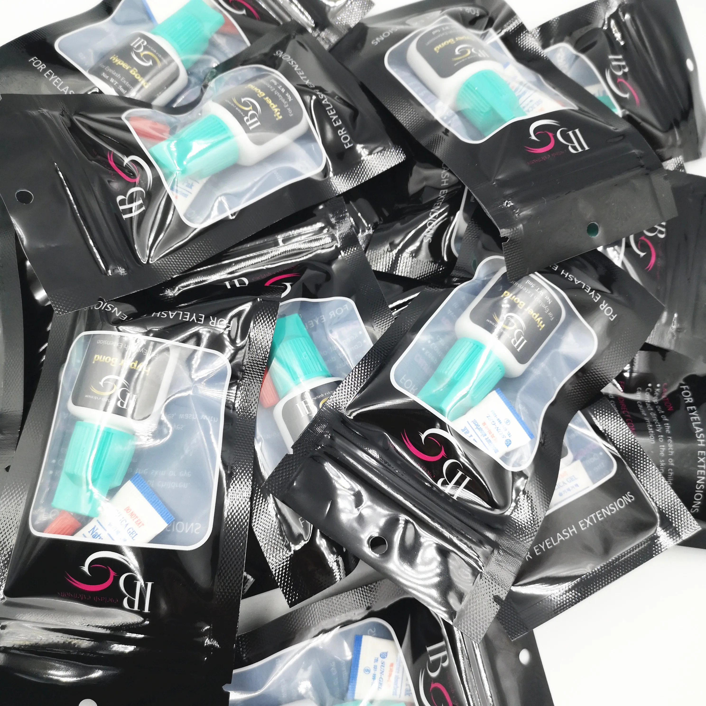 10 бутылок Корея IB ibeauty Hyper Bond 0,5 s клей быстрое высыхание клей для ресниц синяя кепка циан 5 мл