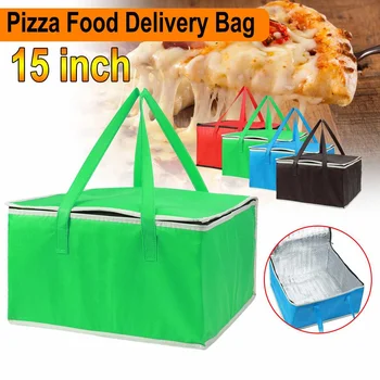 

15" Insulated Bag Cooler Bag Insulation Folding Picnic Portable Ice Pack Food Thermal Bag Food Delivery Bag Pizza Bag