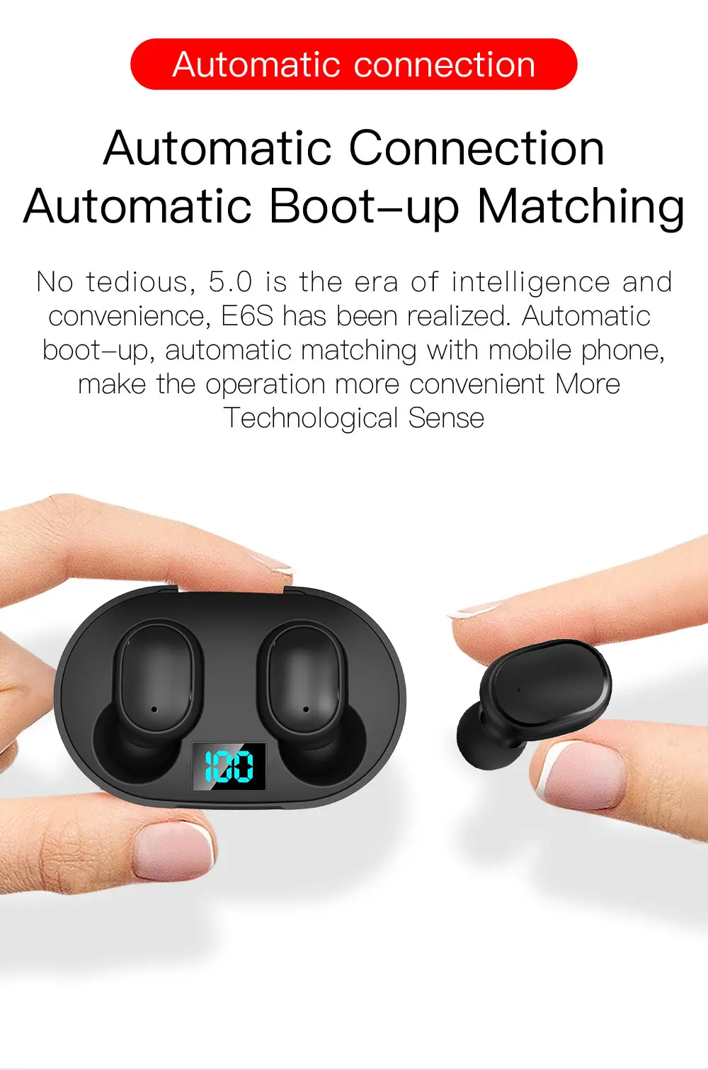 Auriculares TWS для Redmi Airdots auriculares светодиодный Bluetooth V5.0 auriculares с микрофоном для iPhone huawei Sams