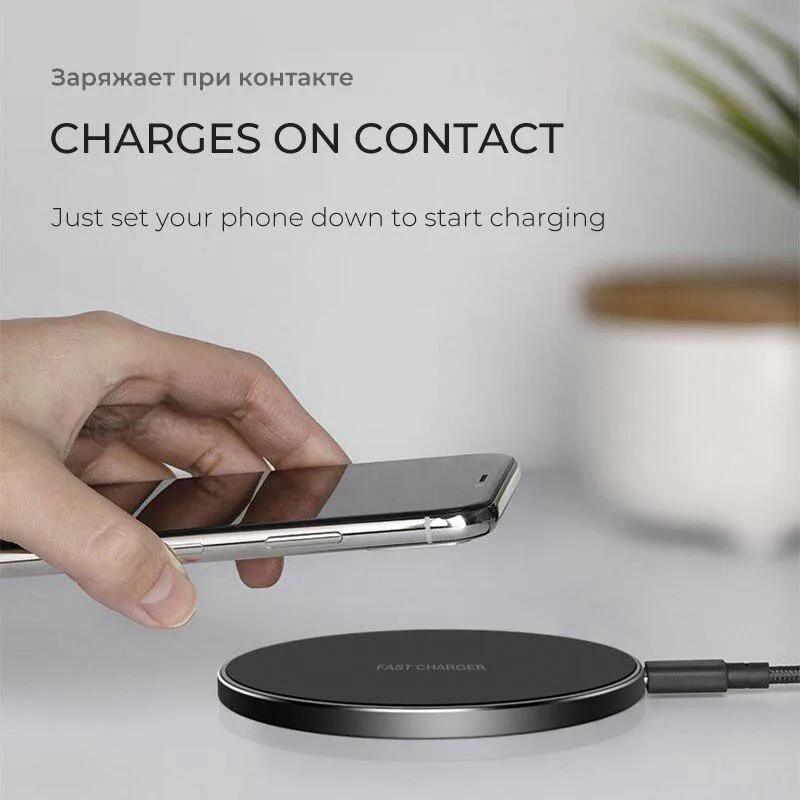 Автомобильный зарядный коврик Qi для LG V50 V40 V35 V30 + V30S G7 G8 ThinQ ZTE Быстрое беспроводное