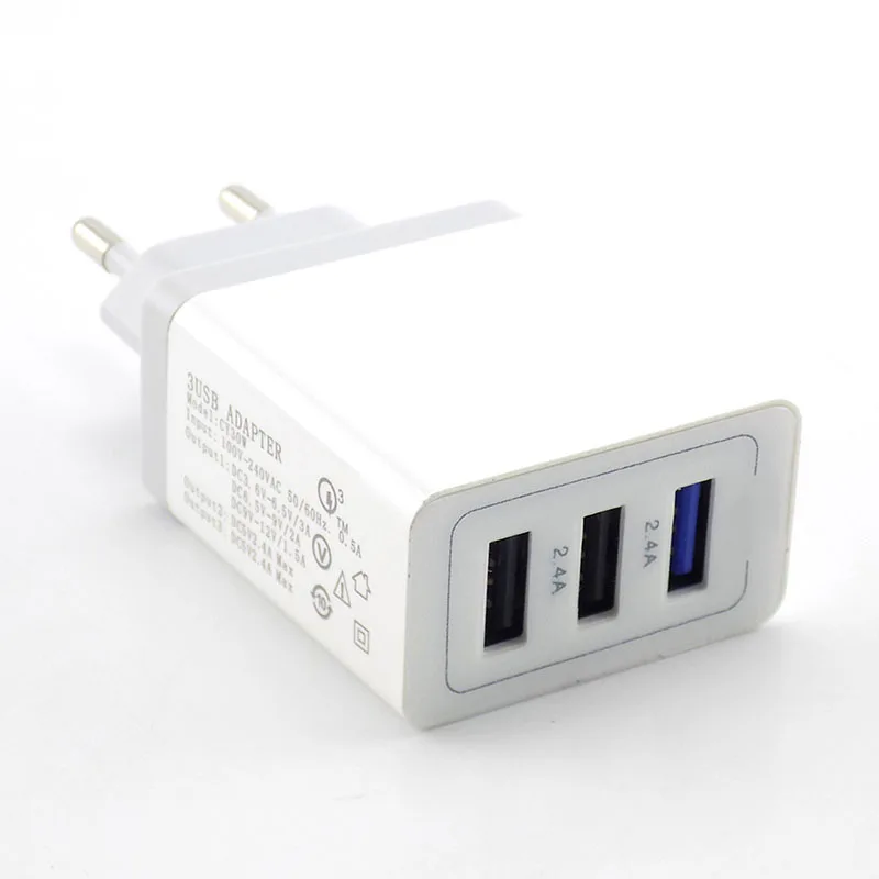 USB быстрое зарядное устройство Быстрая зарядка QC 3,0 дорожное зарядное устройство для телефона адаптер питания настольная Зарядка для банка питания EU/US разъем K15