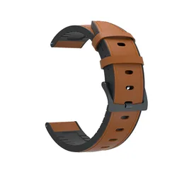 Premium 22mm Replacement Watch Strap - Stylish Silicone Band - 22mm (Brown)