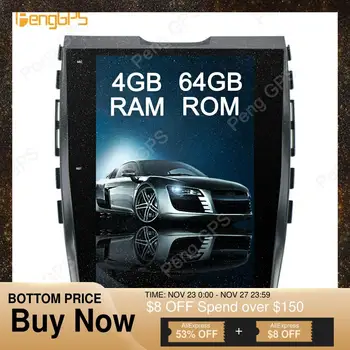 

DVD Player for Ford Edge 2015 2016 2017 2018 GPS Navigation Unit Car Radio 4K Tesla Style 1092*1080 12.1" PX-6 Android 9.0