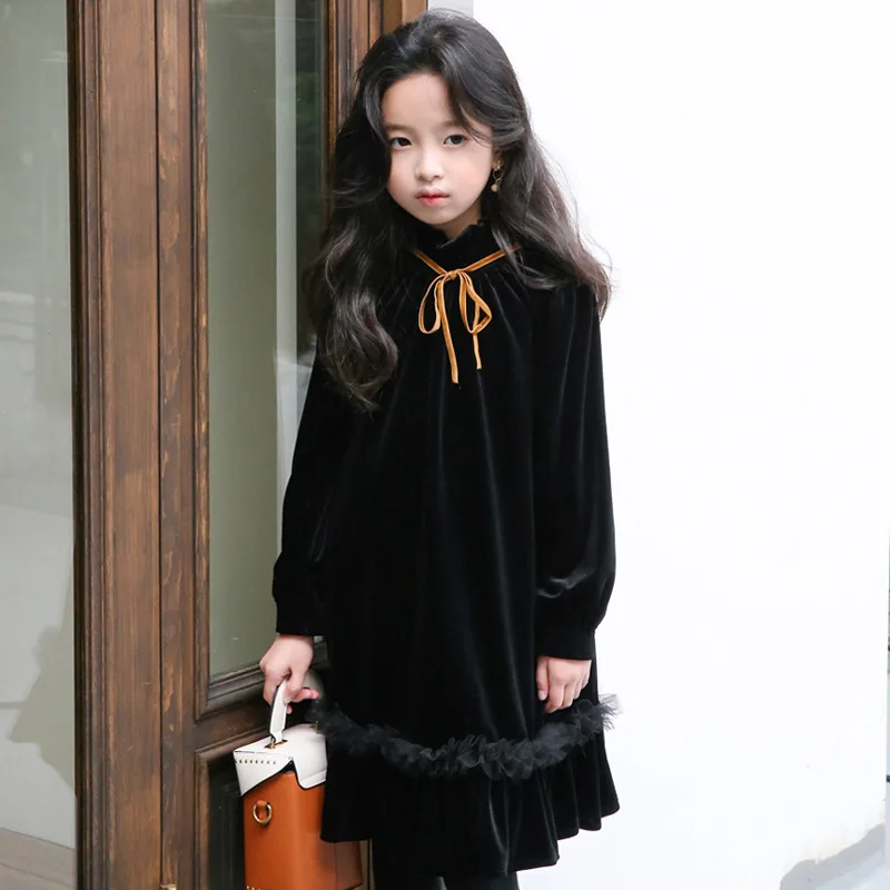 winter dress black