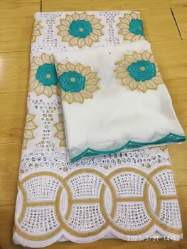 

Newest Cotton material african swiss voile lace in switzerland dubai fabric 2020 high quality french dry lace fabric 5+2Yards