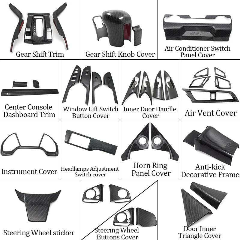 35pcs ABS Car interior Trim Dashboard Air Vent Gear Side Shift Switch Panel cover for Honda civic 10th 2016-2019 left hand drive 35pcs ABS Car interior Trim Dashboard Air Vent Gear Side Shift Switch Panel cover for Honda civic 10th 2016-2019 left hand drive