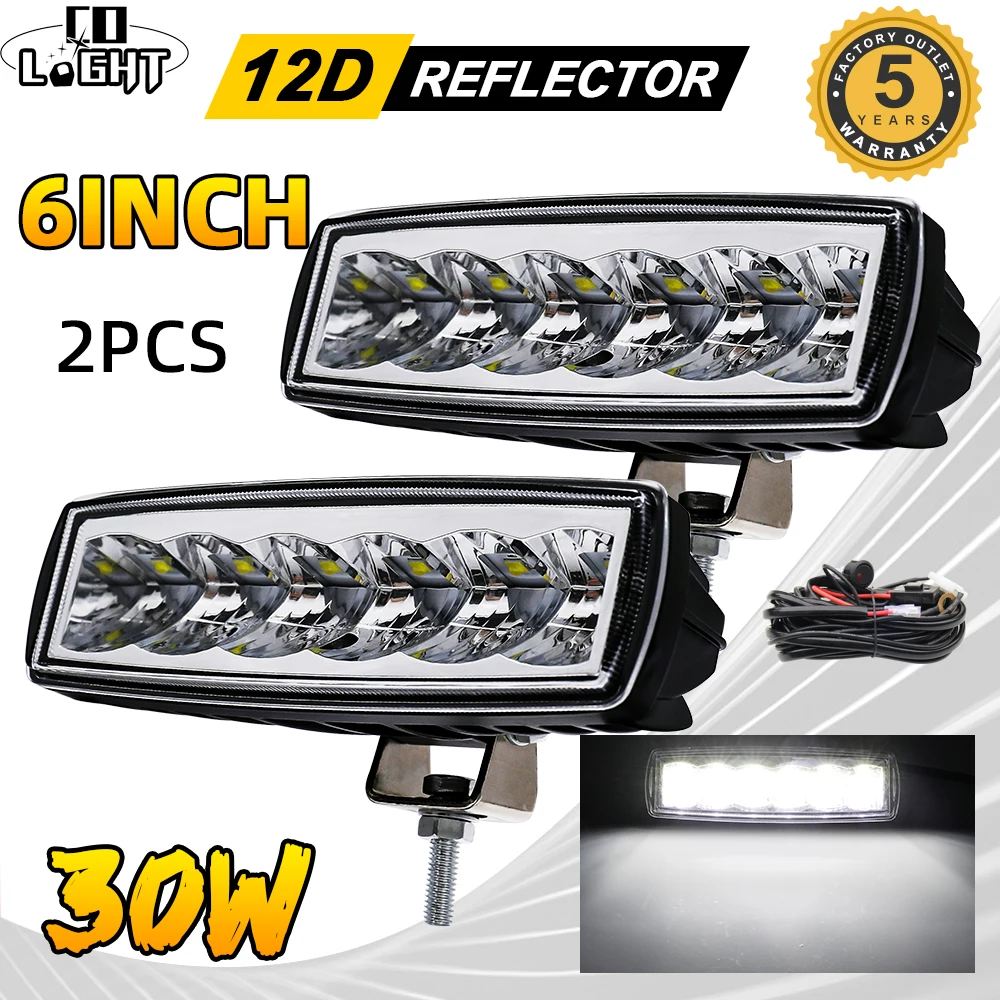 CO светильник 6 светодиодный Светодиодная панель рабочего света 30 Вт