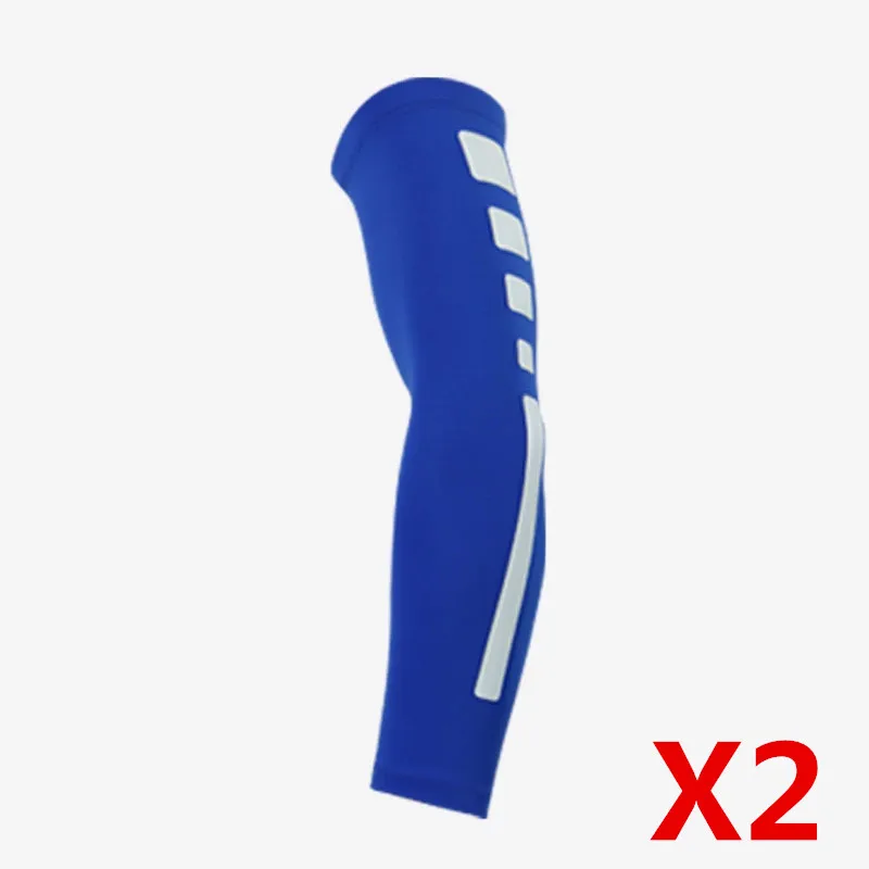 1 pair BLUE Spiderweb гетры для рук для велоспорта, защита от солнца, УФ, для баскетбола, защита локтя, для спорта, тенниса, велосипеда, волейбола, футбола, паутина, повязка на руку - Цвет: 1 pair BLUE