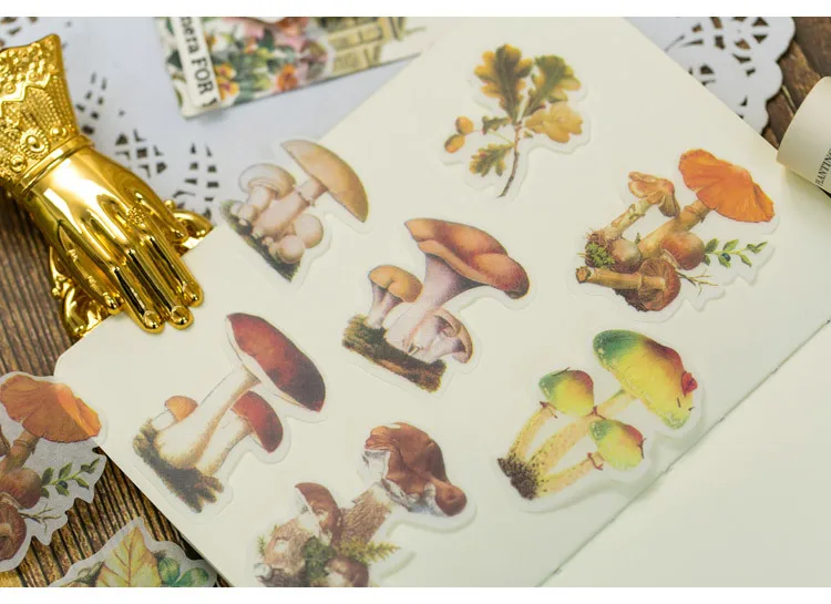 Японский Декоративный Цветочный Дневник Журнал винтажная бумага Scrapbooking этикетка наклейки канцелярские принадлежности для школы
