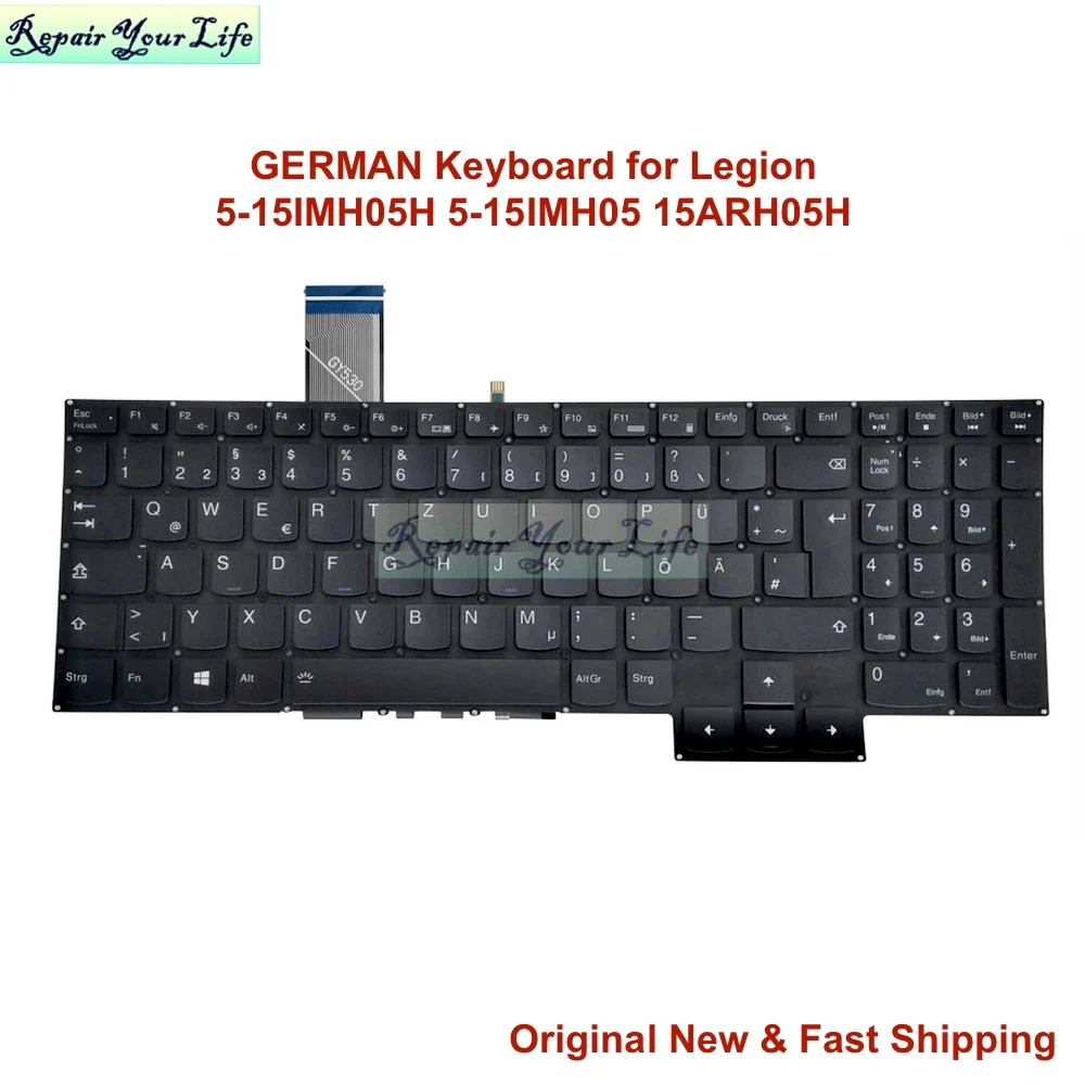 Kit de Teclado Iluminado para Notebook com Iluminação de Fundo para Lenovo Pavillon 515imh05 15arh05h 15arh05 82b - Imagem 5