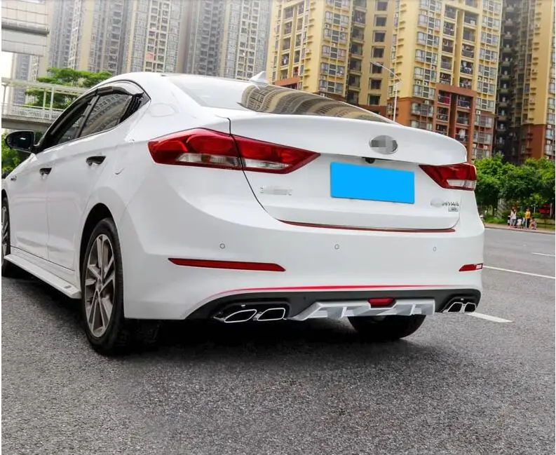 Для hyundai Elantra Body kit спойлер- для Elantra YS ABS задний спойлер передний бампер диффузор защитные бамперы