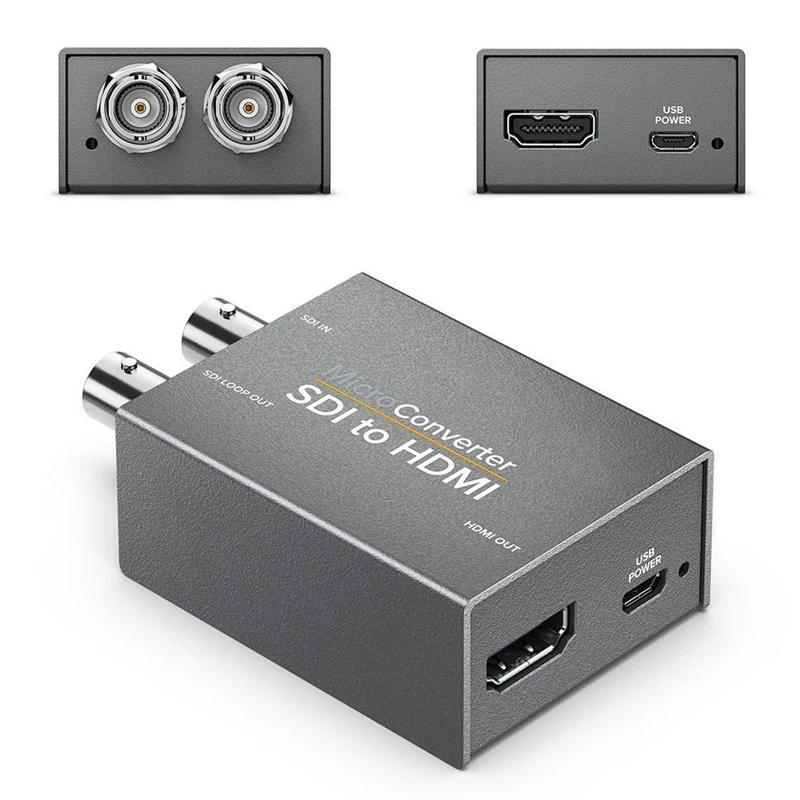  Sdi a Hdmi Mini 3G Hd SD-SDI Video Micro-Adattatore Del Convertitore Audio Auto Formato di Rilevame