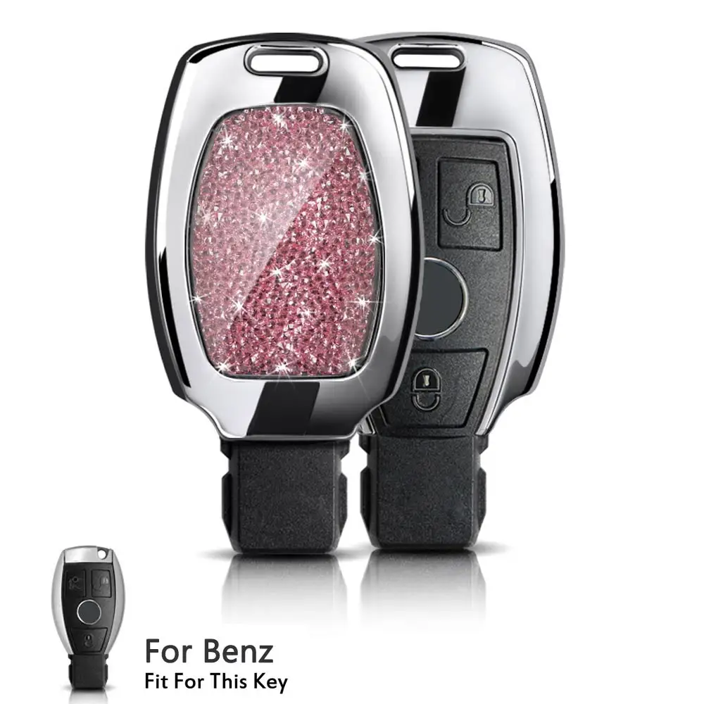 Умный пульт дистанционного управления 3 кнопки брелок для Mercedes benz W210 W211 W212 W124 W176 W202 W203 W204 W205 Автомобильный ключ чехол Авто Декор Аксессуары - Название цвета: Option 6
