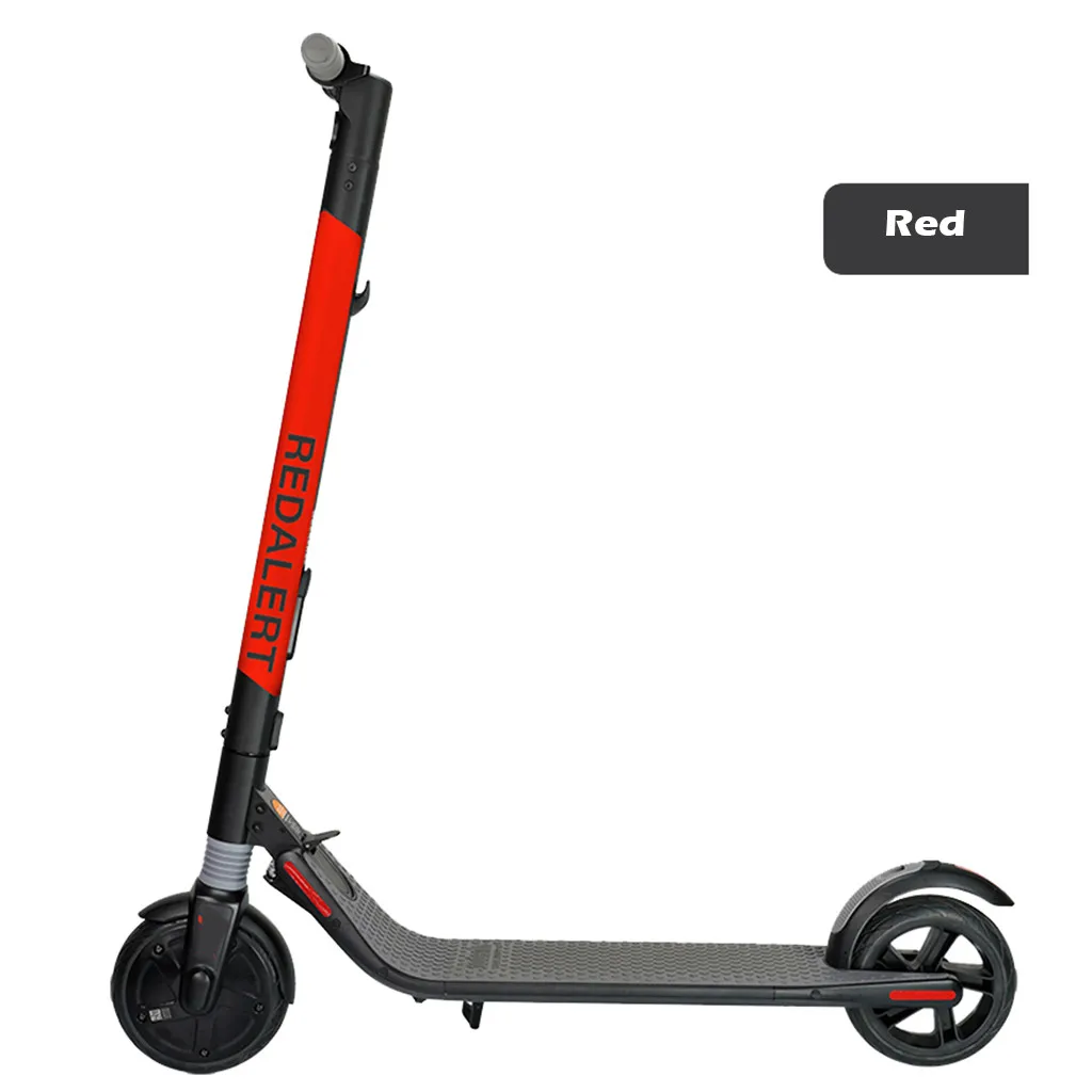Red Электрический скутер скейтборд Светоотражающая наклейка для Ninebot Es1 Es2 Es3 Es4 скутер педаль подножки лента наклейка с наждачной бумагой partes - Цвет: Red