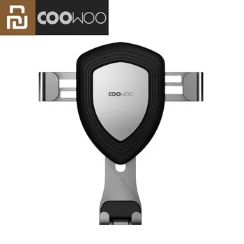 

New Youpin COOWOO Smart Car Bracket With Gravity Sensor Multi-device Compatible Air Outlet Clip One-handed Operation