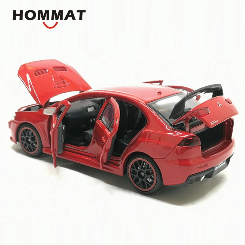 HOMMAT 1:32 весы Mitsubishi Lancer Evolution X сплав игрушечные машинки EVO X машинки модели автомобилей Моделирование игрушки для детей