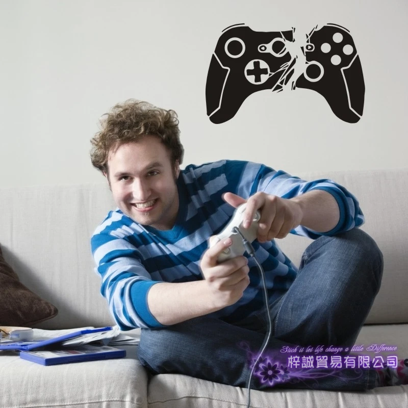 Игра наклейка на ручку контроллер видеоигры игра плакаты игровой тематики