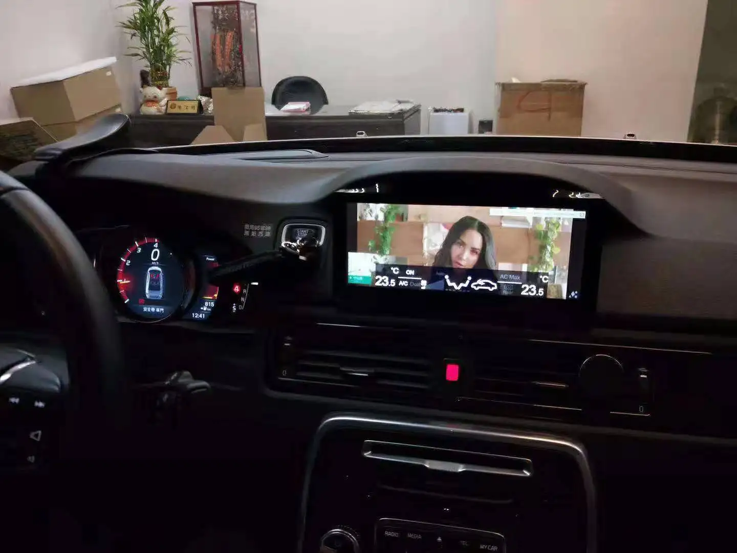 8," шестиядерный Android 9,0 Автомобильный gps Радио навигатор для Volvo S80 2011- с OBD DVR 1080P